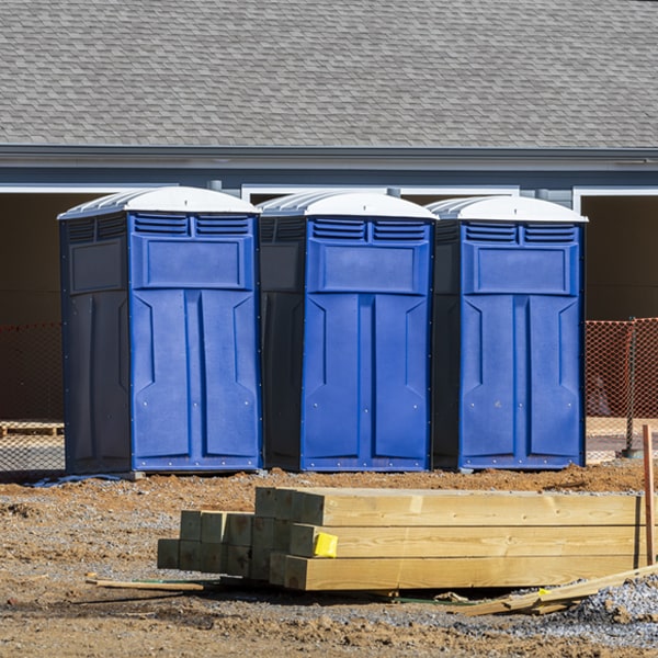 how can i report damages or issues with the porta potties during my rental period in Oakdale CT